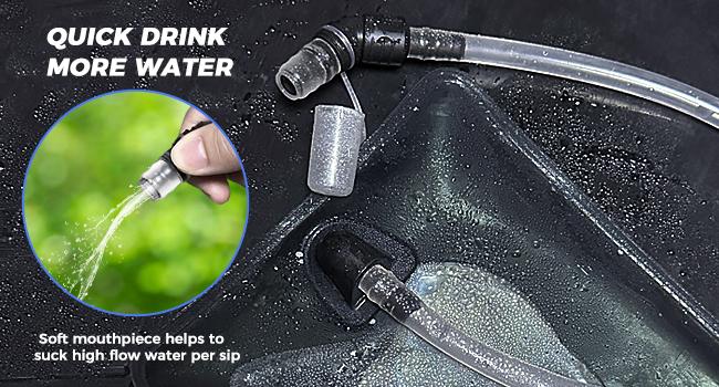 Hydration Backpack Hydration Pack Water Backpack with 2L(70-Ounce) Hydration Bladder for Men Women Kids for Running Hiking Biking Climbing