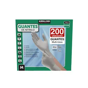 Kirkland Signature Nitrile Gloves, Box of 200, Medium for Health Care, Food Service, Home other uses....