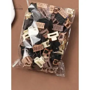 Minimalist Random Color Mini Hair Claws (20pcs), Casual Versatile Claw clip for Women & Girls, Elegant All-match Fashion Accessories for Daily & Party Decoration, Exquisite Jewelry for Birthday Gifts