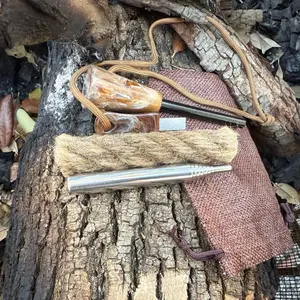 Lone Star Survivalist Ferro-Rod Fire Starter Kit for Camping and Outdoor Activities