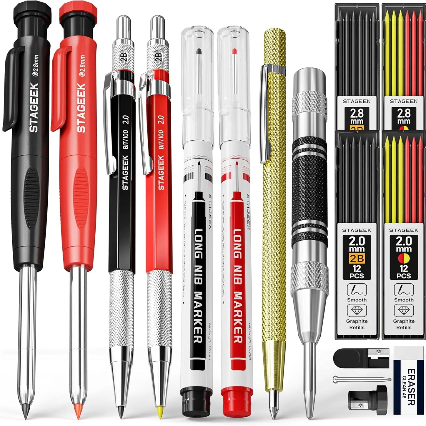 2.0 Set 【with Storage Pen Case】