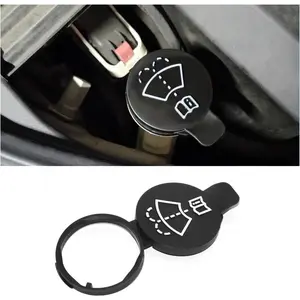 Car Windshield Washer Fluid Reservoir Cap, Liquid Storage Bottle Tank Ring Lid Cover, Plastic Liquid Tank Bottle Cap, Auto Universal Replacement Accessories Fit for OEM13227300