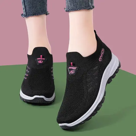 Lightweight Sock‑Style Mesh Trainers | All‑Day Comfort Slip‑On Outdoor Walking Footwear