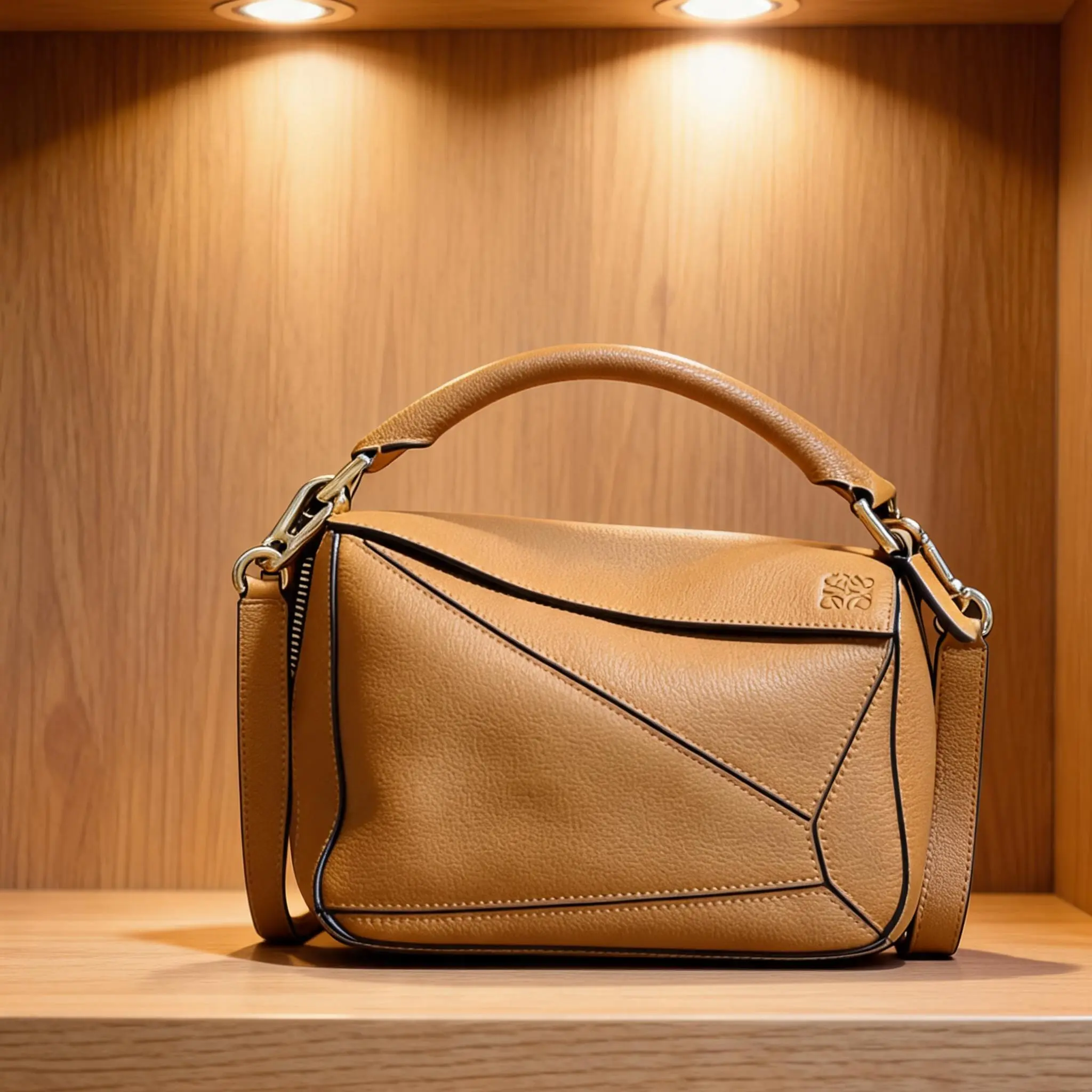 Pre-owned Loewe Leather Shoulder Bag C0725997318
