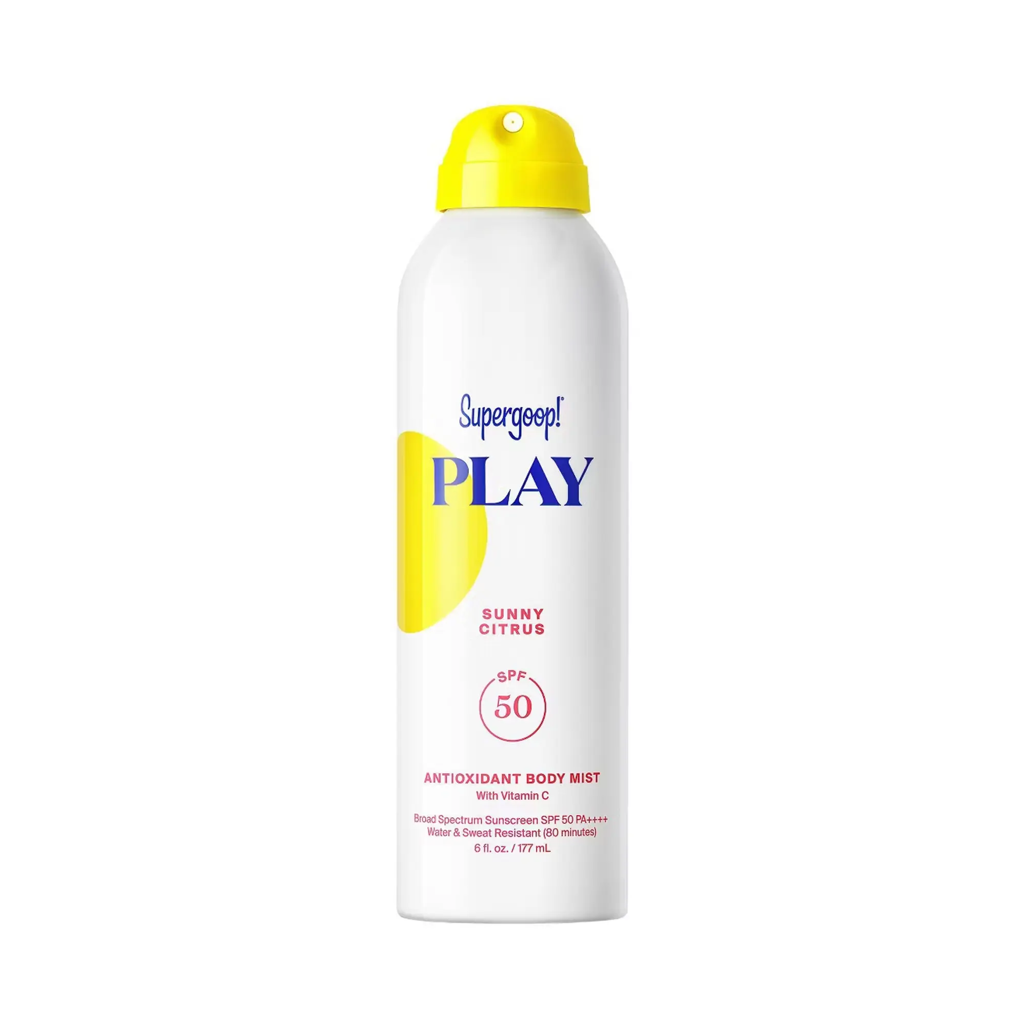 Supergoop! Play Antioxidant Body Mist SPF 50 with Vitamin C - Sunny Citrus