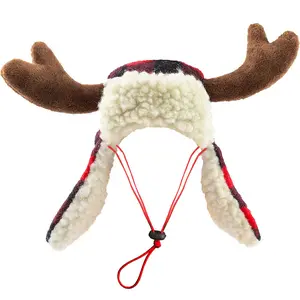 Buffalo Check Trapper Hat with Snug Fit