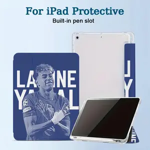 Football Lamine Yamal Ultra-Thin Lightweight Hard Back Shell Protective Case for iPad Pro 2020-2025/Air 4-7/Mini 6-7/10th & 11th Gen - Durable Cover with Built-in Sleek Construction, TPU Tablet Protection, Device Safety, Bold Graphics, Sturdy Build