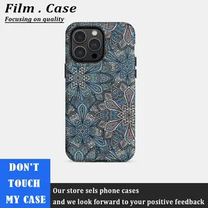 Blue pattern Compatible with iPhone 16 Pro Max 15 Plus 14 13 12 11 XS XR Phone Case Hard Shell Rugged Phone Case Anti-scratch Shockproof Frosted Protective Cover Waterproof Outer Layer Durable Shell