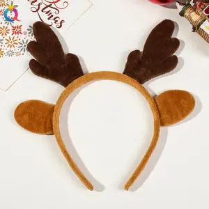 Christmas Headband Reindeer Horn Headband for Kids Plastic Party Decoration Festive Accessory