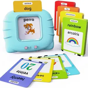 Spanish Early Childhood Educational Toy, Reading Learning Machine, Dual Language Sensory Device, 224 Words, Home and School Use
