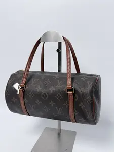 Pre-owned Louis Vuitton Canvas Shoulder Bags Monogram Vintage Cylinder Shoulder Bag JA718LV