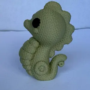TiosOddities Pocket Tide Pony Artfully Stitched Ocean Charmer Handcrafted with Meticulous Detail for Maximum Charm Eco-Friendly PLA Print