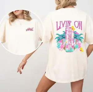 Comfort Colors Livin’ on Alani Nu Cotton Candy T-Shirts, Ladies Summer Outfit, Gift For Women, Gift For Alani Nu Lovers, Alani Nu Lover Shirt, Alani Nu Tee