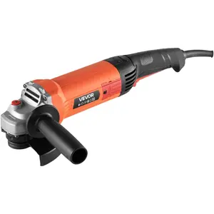VEVOR Angle Grinder, 4 - 1/2 Electric Grinder Power Tool, 8Amps 12000RPM High - Speed Corded Angle Grinders with 230 Adjustable Dust Guard for Metal Grinding, Cutting, Rust Removal (Disc Not Included)VEVOR Super Brand Day