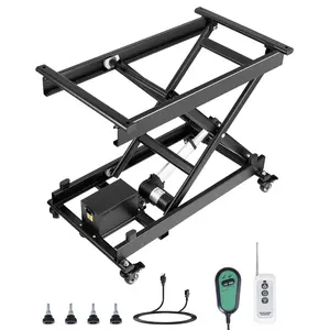 28inch Electric Lift Platform Single Piece Electric Lift Platform 330 lbs 4 Wheels