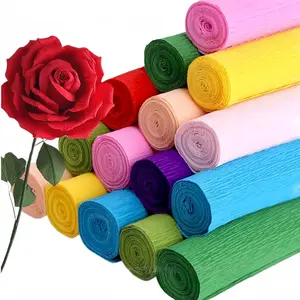 5 Sheets Italian Crepe Paper DIY Craft Flowers, Gift Wrapping, Vibrant Colors, Perfect for Crafts, Paper Flowers, Pinata Making