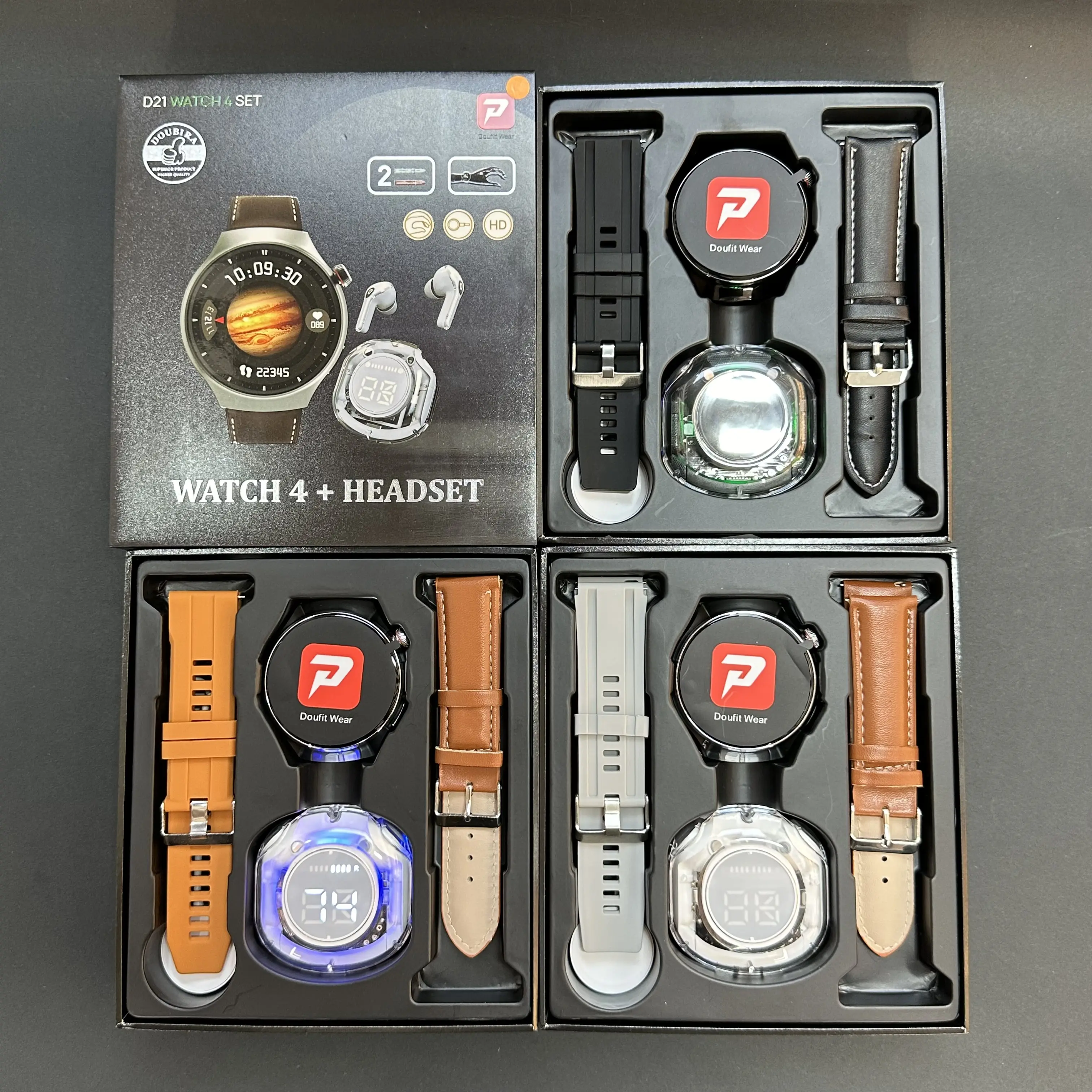 Combo Smart Watch & Earbuds 1.46inch Full Touch Screen, Fitness Tracker Sleep Monitoring, Voice Assistant, Wireless Call Make/Answer, Music Control, Message Notification, Best Gift