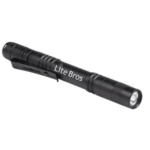 Lite Bros Mini Tactical LED Flashlight - Great for Hiking, Fishing, Jogging and Camping
