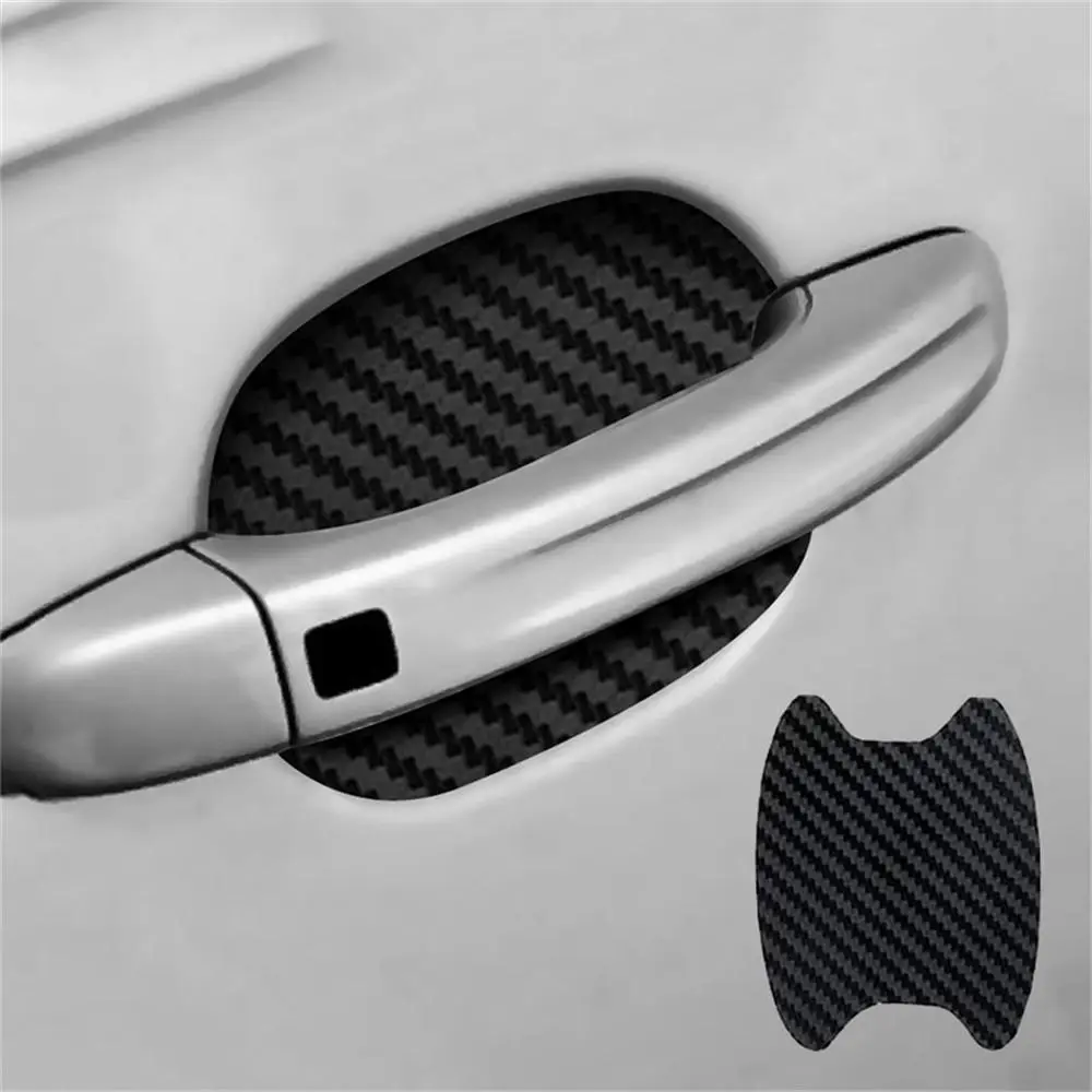 Car Door Handle Sticker, Easy to Install & Waterproof Car Decoration Stickers, Anti-scratch Protective Film for Automotive Door