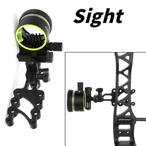 1 Pc Archery Sight – Short 5-Pin Sight, Clear Field of View, Improves Archery Stability, Easy to Install, Suitable for Indoor & Outdoor Archery, For Beginners to Experts, Archery Accessory