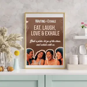 Waiting to Exhale Poster Board – 90s Movie Party Décor