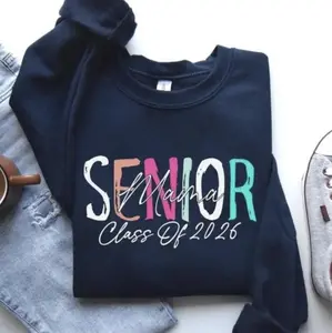 Senior Mama Class of 2026 Sweatshirt - Hoodie - TShirt, Graduation Mom Shirt 2026, Cute Senior Mom Crewneck, Class of 2026 Tee, Proud Mama Grad Gift