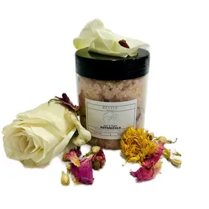 DNB Revive Detox Salts for Cleansing Bath - 100g with Dead Sea and Himalayan Sea Salt, Argan Oil, and Rosemary Essential Oil