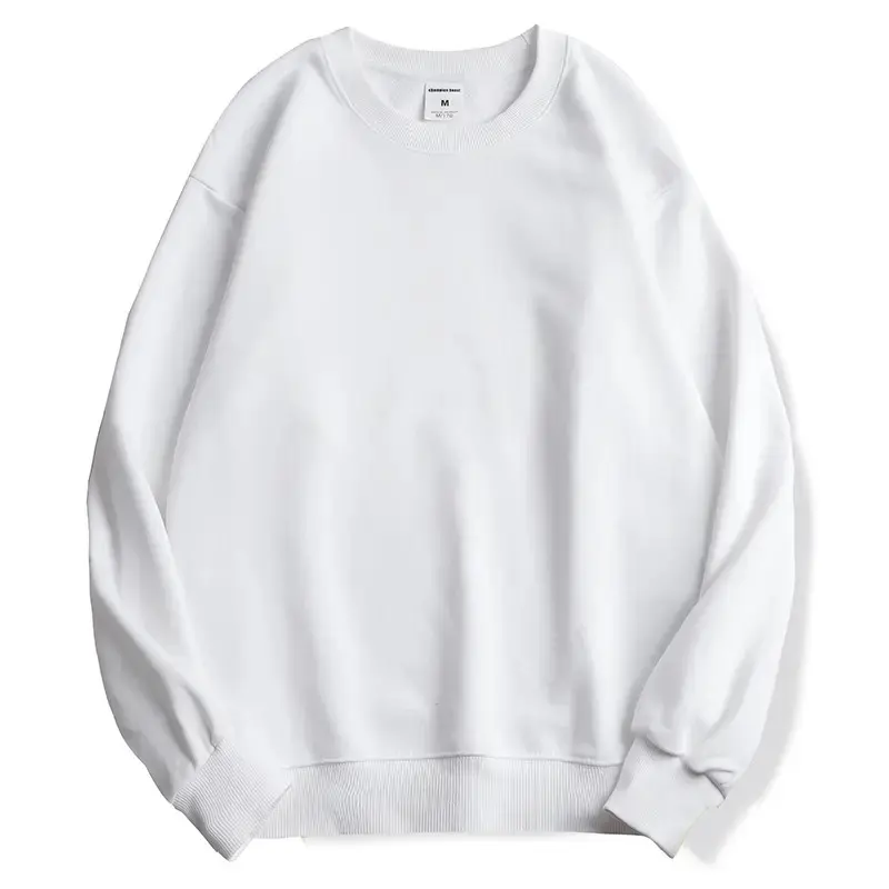 Women Solid Color Basic DropShoulder Round Crew Neck SweatshirtsStandard Size 100% Cotton Sports OversizedPullover Clothing Casual Womenswear FashionBaggy Hoodie Sweaters Tops Underwear LadyComfort Long Sleeve Crewneck
