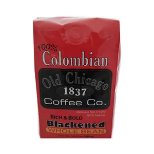 Old Chicago Coffee Dark Coffee Beans, Slow roasted from Colombia, Natural Beverage Sugar