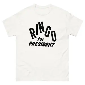 Vintage Style Beatles Ringo Graphic Tee - 70S Band Shirt In Soft Cotton Cotton Fit