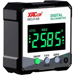 Angle Gauge Meter, Base Box Angle Protractor Bevel Gage Inclinometer Measuring Tool for Carpentry, Building, Masonry Bevel : Industrial & Scientific