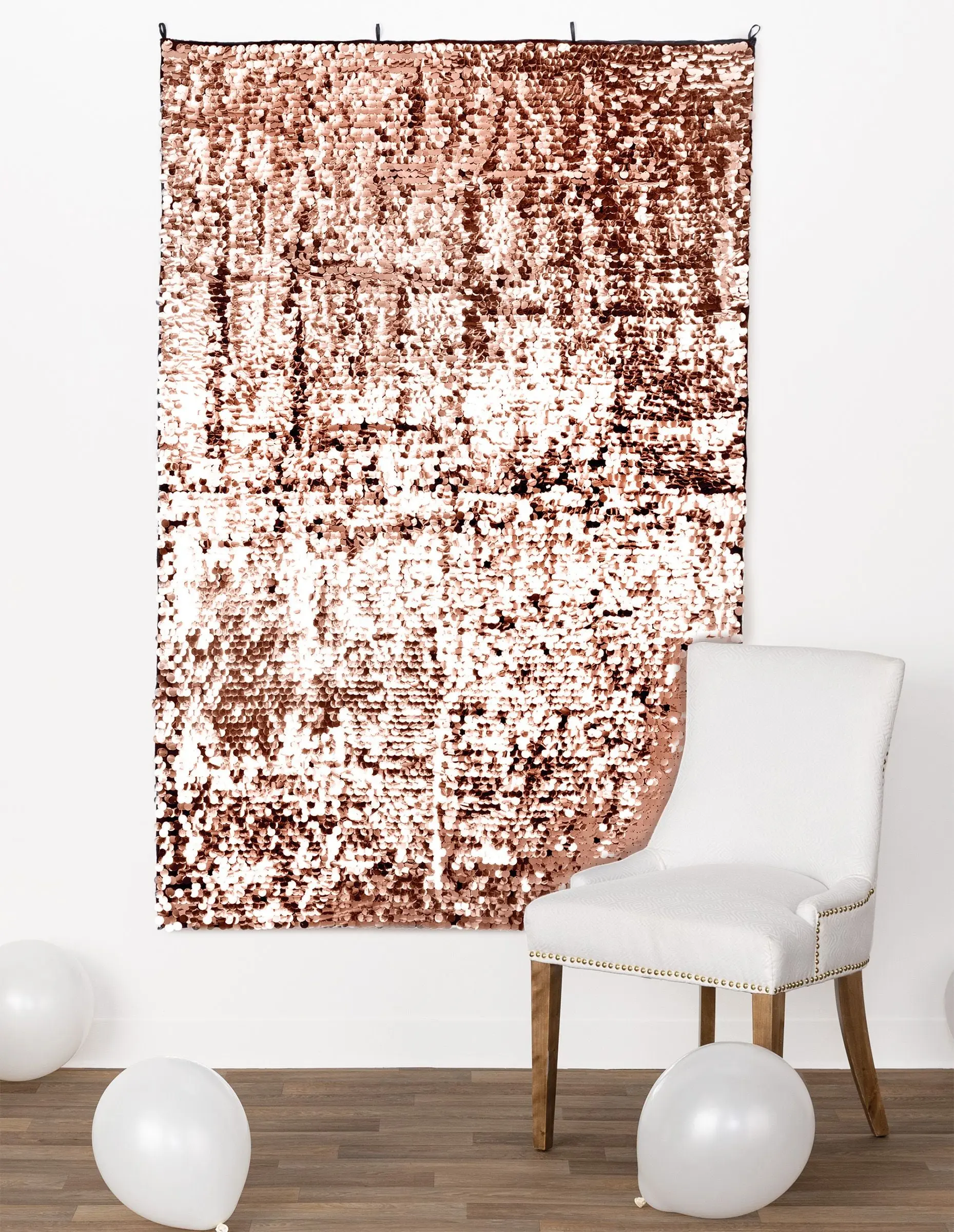 Rose Gold Sequin Backdrop - Elegance for Every Occasion