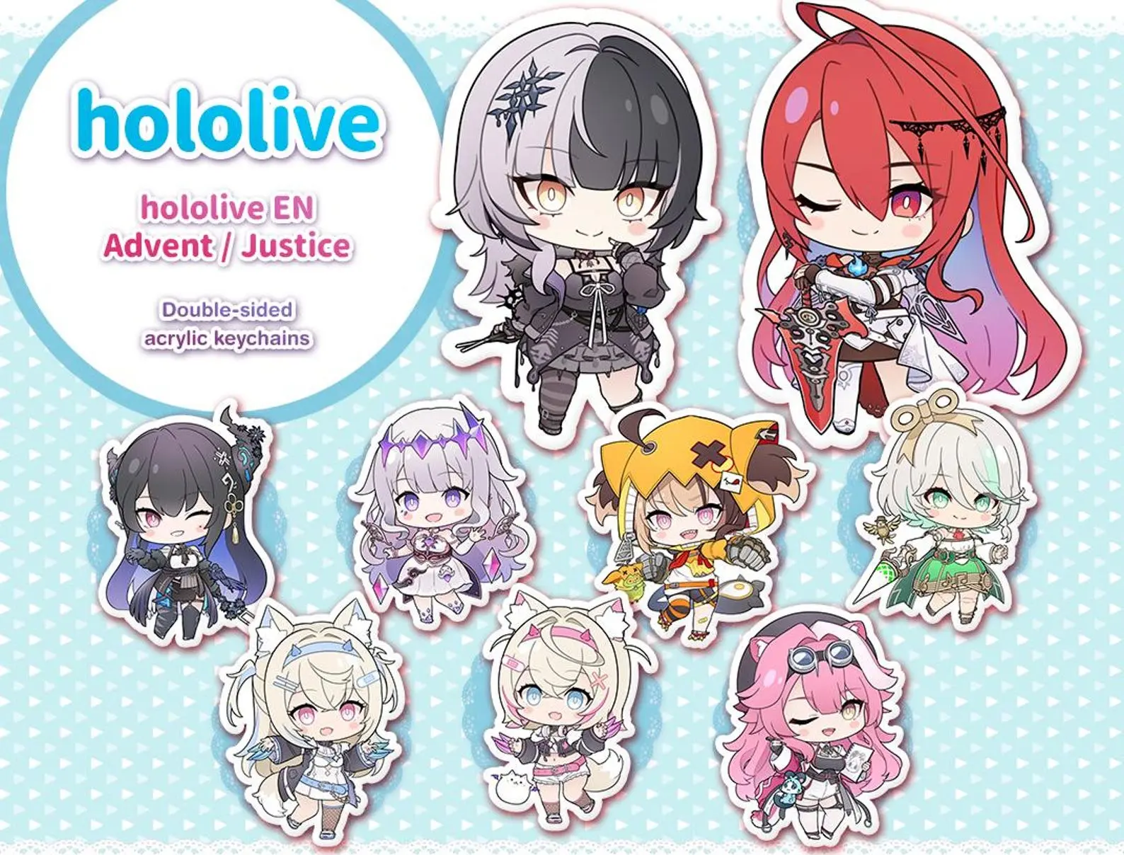 Hololive Acrylic Keychain, Great For Daily Use Or As Thoughtful Little Gifts For Your Friends And Yourself