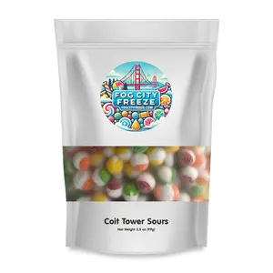 Coit Tower Sours - Freeze Dried Sour Rainbow Candy