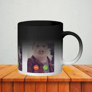 Colour Changing John Pork is calling meme Mug