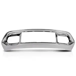 For 2017-2022 Jeep Grand Cherokee Front Bumper Lower Fascia Grille Frame Chrome