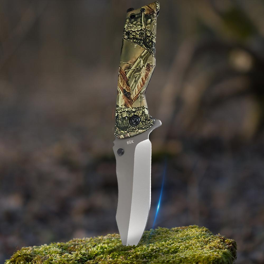 Multifunctional Folding Knives – High Hardness Stainless Steel Pocket Knife for Outdoor Camping