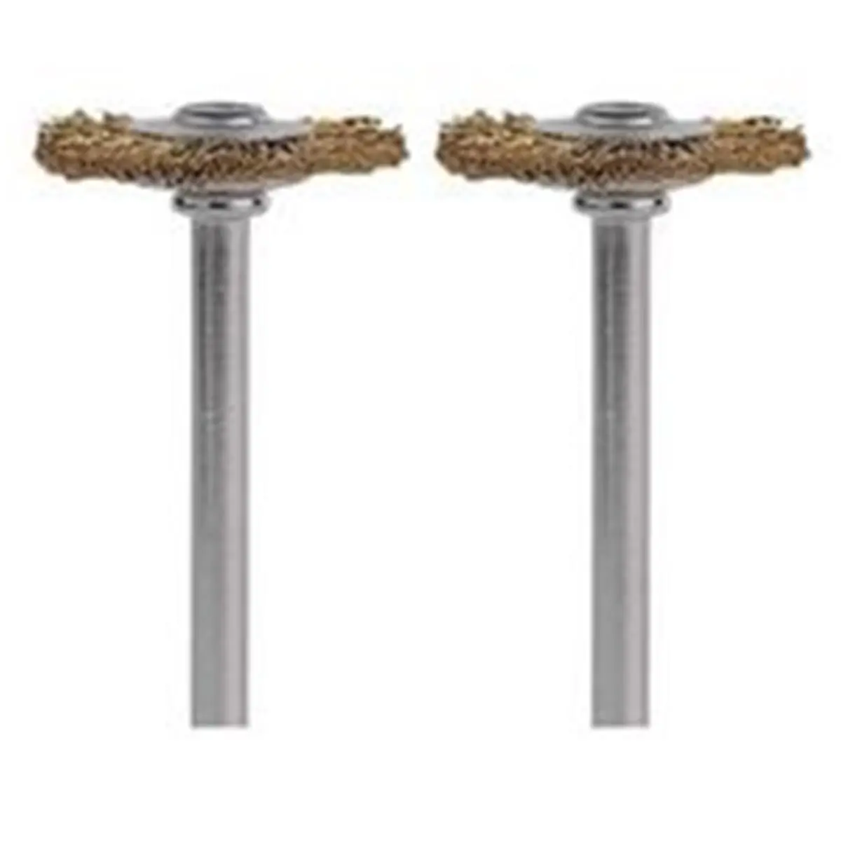 212 MAIN Matt Brass Bristles S-B Power Tool Cleaning Brush, 7138175 Brass Construction, 0.75 in. Size, Durable, Pack of 2