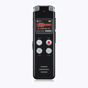 64GB Digital Voice Recorder Voice Activated Recorder with Playback - Upgraded Tape Recorder for Lectures, Meetings, Interviews, Audio Recorder USB Charge, MP3 Adjustable Device Memory Microphone Noise Recording voice changer device Stereo