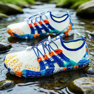 Men’s water shoes — quick-drying barefoot aqua shoes, non-slip beach shoes, outdoor river hiking swim shoes; lightweight water sneakers; TikTok viral summer essentials