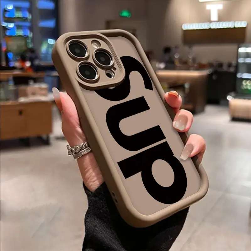 Creative Curved Geometric Art Design Phone Case for iPhone17 16 15 14 13 12 11 PRO MAX PLUS AIR Mini SE Xs Max,Shockproof Drop-Proof TPU Protection Aesthetic Cover S23 Ultra Delight Tree S24 S22 S26 Masked Metal Frameless, Protective, Multi-Model, Accesso