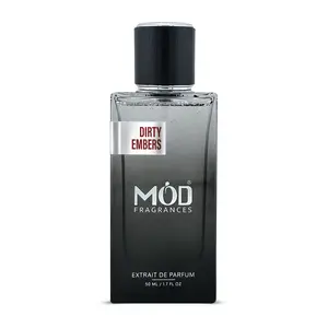 MOD Fragrances Dirty Embers Extrait de Parfum 50ml - Provocative Warm Unisex Perfume with Raw Vanilla Amber & Leather Notes