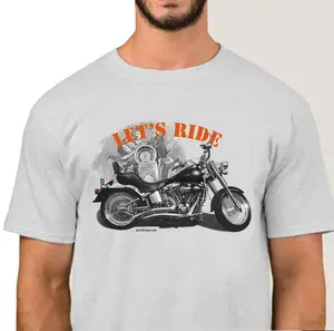 T-Shirt HARLEY MOTORCYCLE Black
