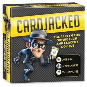 Cardjacked – Fast-Paced Strategy & Bluffing Party Game for 4–10 Players (Ages 8+) – Steal, Draw & Outsmart Your Opponents in 20+ Minutes of Fun!