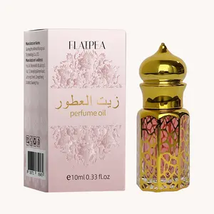 Arabian Women's Perfume Vanilla Jasmine Fruit Scent, Floral Natural Fragrance, Middle Eastern Essential Oil, Unisex Pulse Point Spray, Alcohol-Free, Portable Perfume Oil