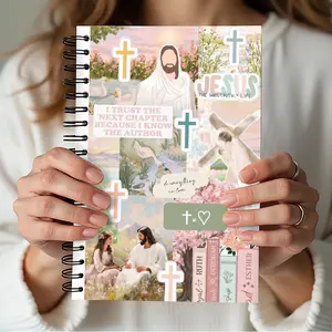 Christian Spiral Notebook, Bible Journaling, Prayer Journal, Cute Notebook bible  study  supplies bible study kit