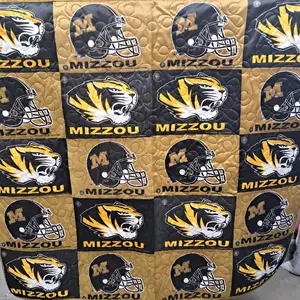 college themed quilt