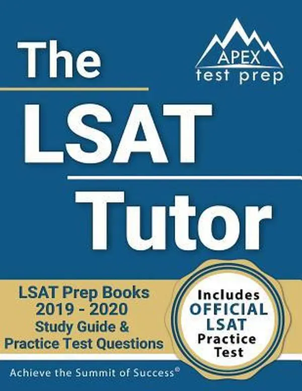 USED-The LSAT Tutor: LSAT Prep Books 2019-2020: Includes Official LSAT Practice Test by Apex Test Prep (Paperback)
