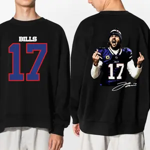 Josh Allen Sirt, Unisex Shirt, Gift For Fan, For Men, For Women, Full Size, Full Color