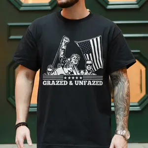 Grazed & Unfazed Shirt, , Never Surrender Unisex Shirt, Fight Fight Fight Shirt